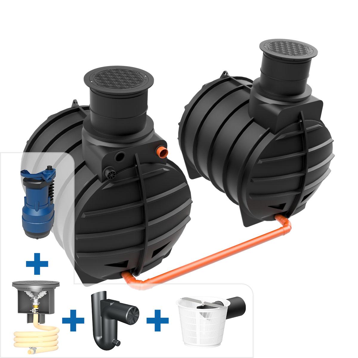 AQaLine-8900-L-GA-Dom-kurz-200-kg-X80-AG890111-2023 Garten- Komplettanlage AQa.Line 8900 L inkl. Abdeckung