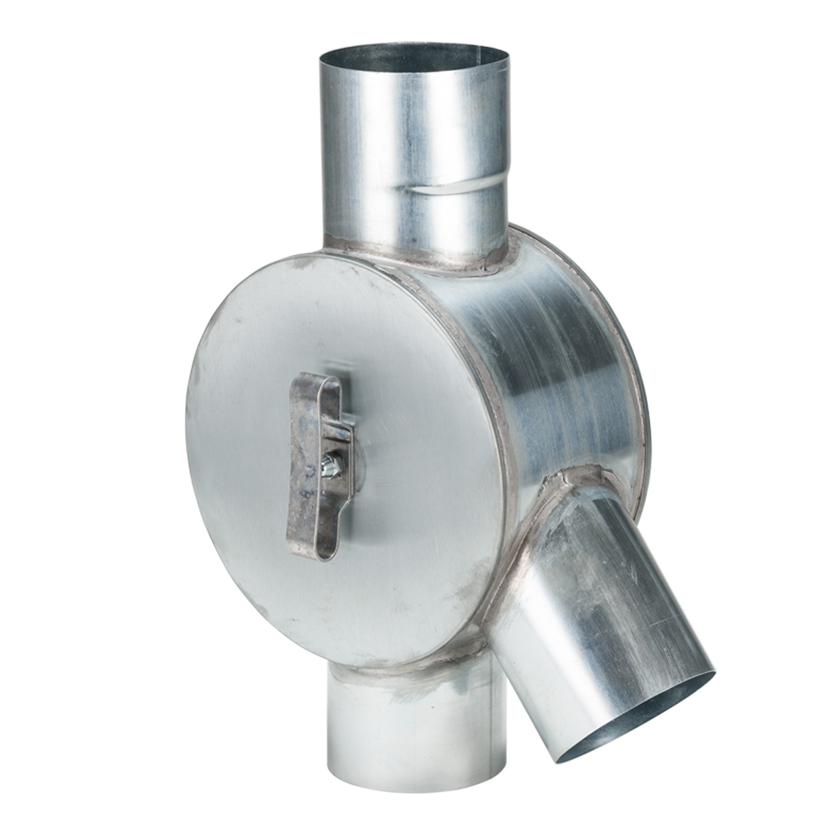 Wasserweiche_ge-ffnet_AQL_zink_ZBWW0100 Wasserweiche geöffnet. Wasser fliest in Richtung Zisterne.