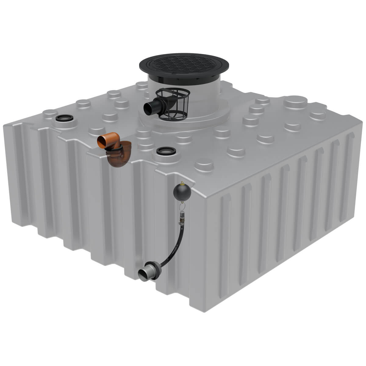 retentionsflachtank_AQL_50_FR501211_2019 Retentions-/Rückhaltezisterne AQa.Line Flachtank 5000 L inkl. Abdeckung