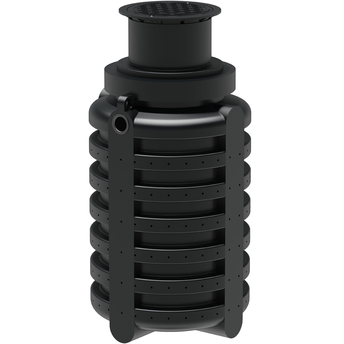 sickerschacht_AQL_20_AS200001 Sickerschacht 2000 l - ohne Filter, inkl. Abdeckung und Anschluss DN100/110