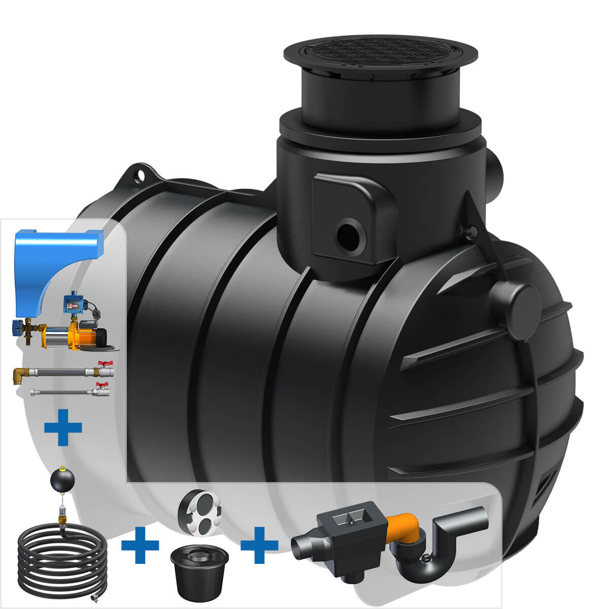 aql-hausanlage-34-AH340111_2020 AQa.Line Hausanlage 3400 L inkl. Abdeckung