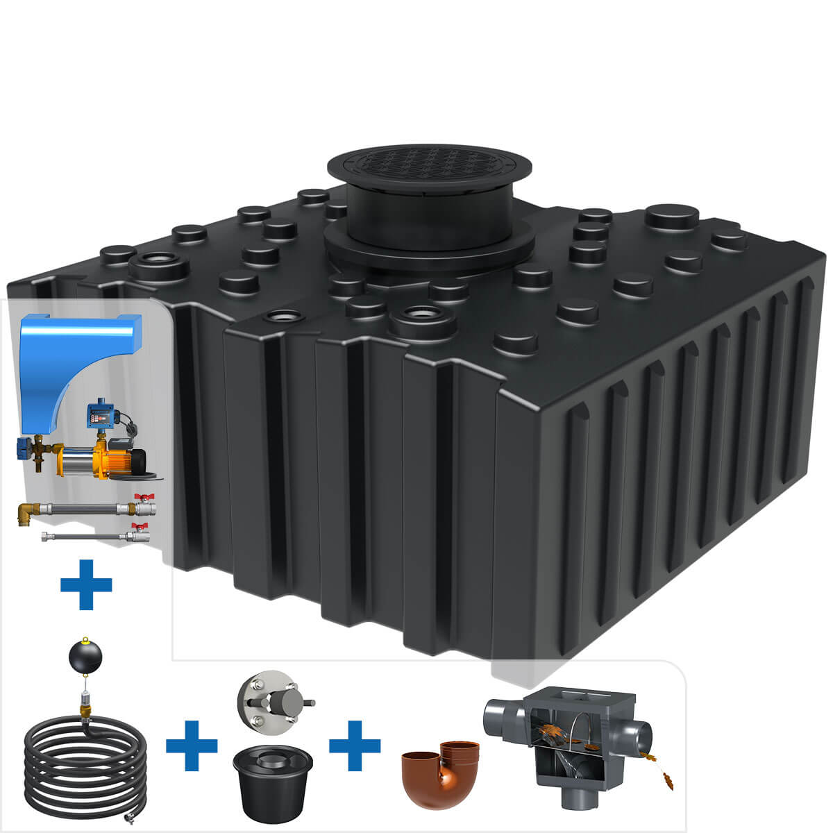 aql-hausanlage-50-AH50F111_2019 AQa.Line Hausanlage 5000 L Flachtank inkl. Abdeckung