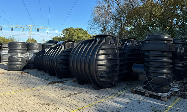 Zisternen für Regenwasser Zisternen auf Hersteller Gelände