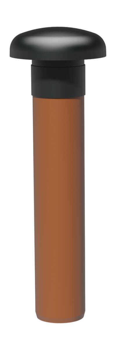 be_entluefter_gel_500_3785 Be- und Entlüfter mit 500 mm KG-Rohr DN100