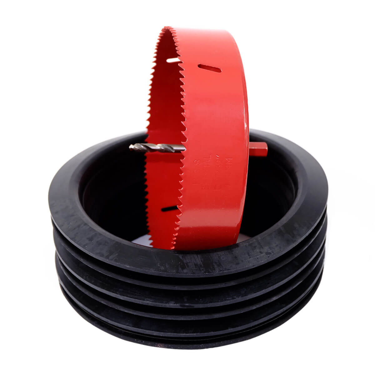 LS_174_3LD Montageset - Lochsäge und 3 Gummilippendichtungen DN160