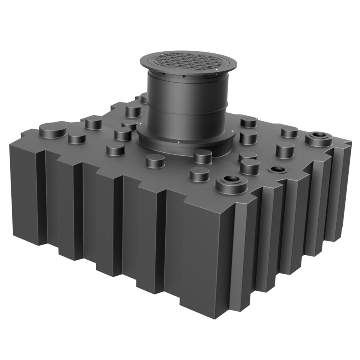 AQaLine-Flachtank-3000-L-oF-Dom-kurz-200-kg-AF300001-2023 Flachtank Zisterne AQa.Line 3000 L inkl. Abdeckung