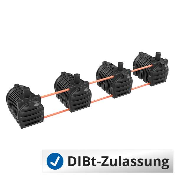 Abwassersammelgrube AQa.Line 12000 L (mit DIBt-Zulassung) – grundwasserstabil